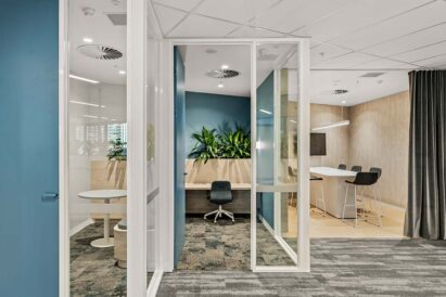 Atelier Runway Drapery at 550 Burke St Suites