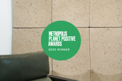 green award logo over an image of beige acoustic tiles