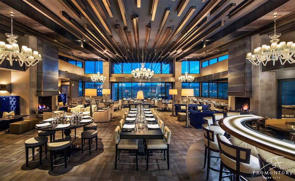 Wood Ceilings at Restaurant