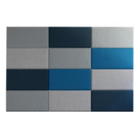 multi colored Domo acoustic wall panels