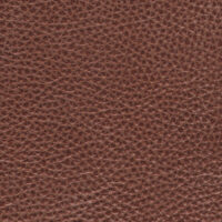 detail of a textured copper leather finish