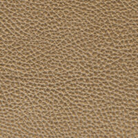 detail of a textured gold leather finish