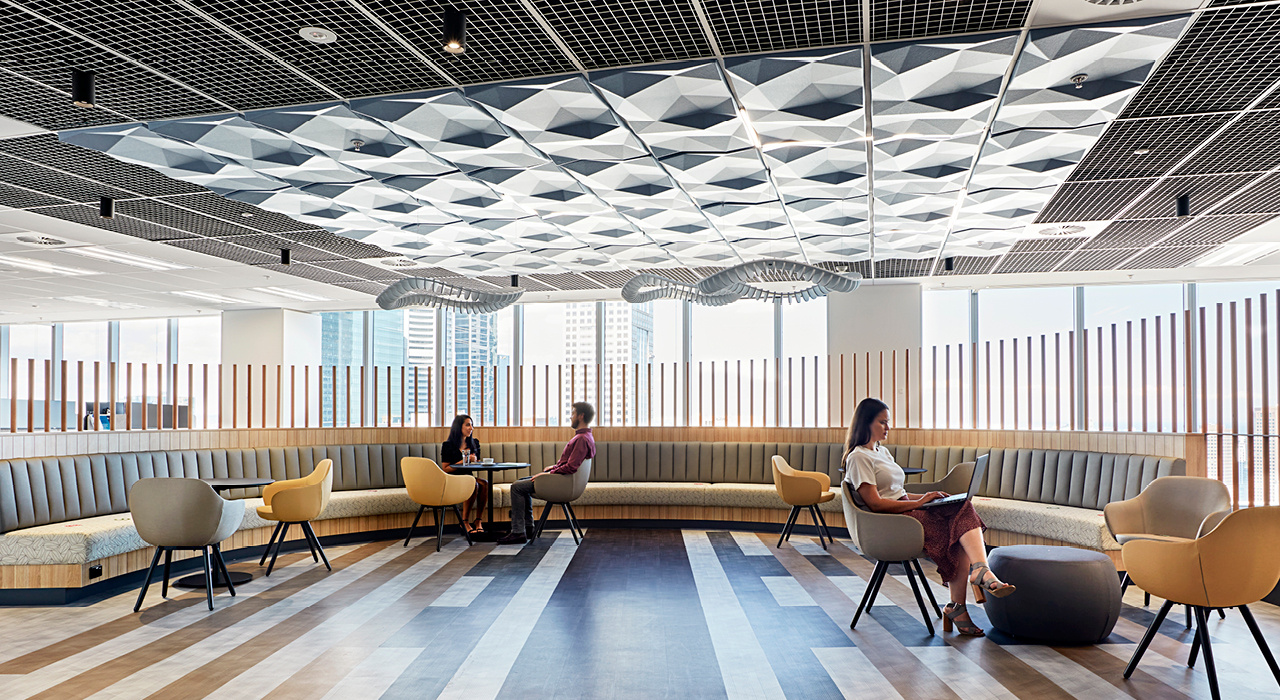 Ecoustic® Matrix Ceiling Tile at Vic Govt