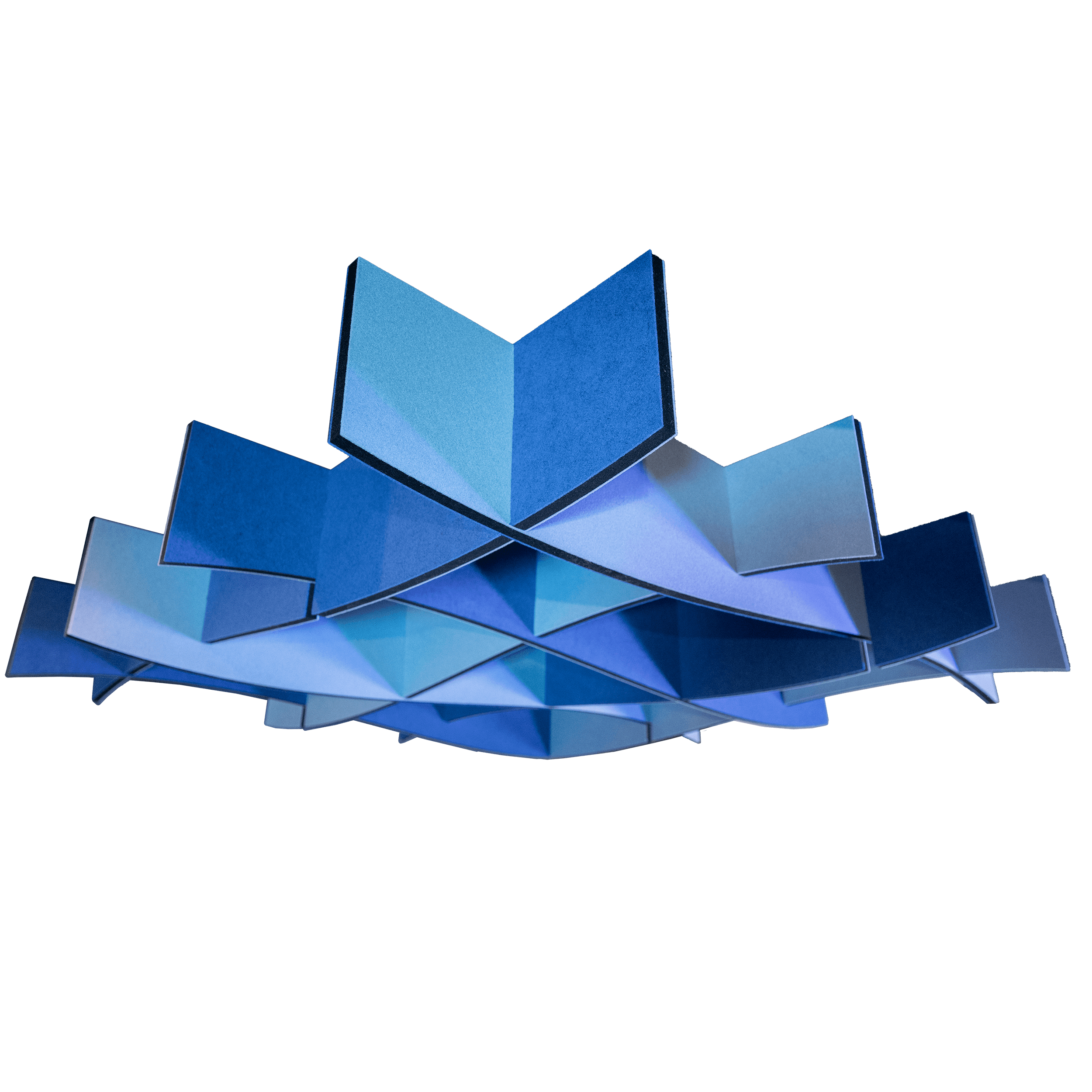 sound absorbing blue cloud